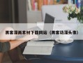 大兴安岭黑客漫画素材下载网站（黑客动漫头像）
